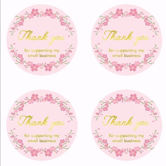 NEW Poshmark Packages "Thank You!" Gift Wrapping Shipping Supply Set ~ 120Pcs - Picture 3 of 6